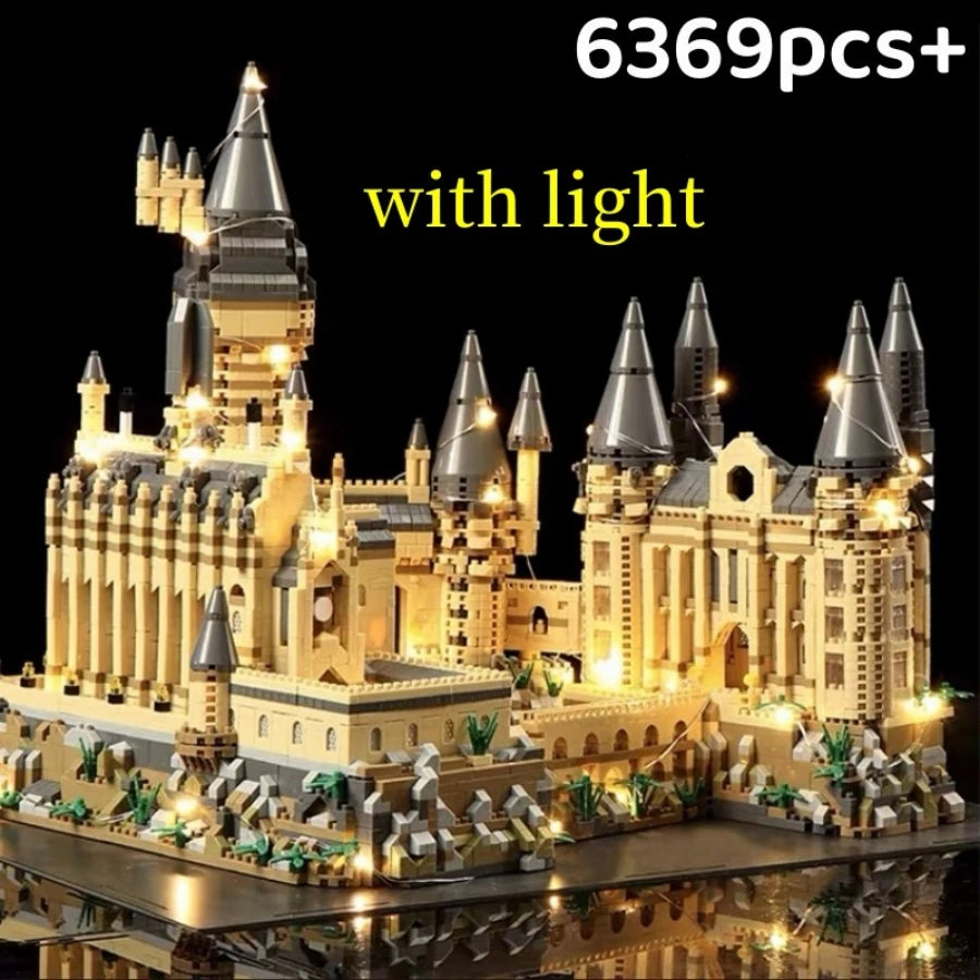 Magic Castle Medieval Architecture Building Set Creative Technical Assembly Bricks MOC Kit Gift Adults Kids Holiday
