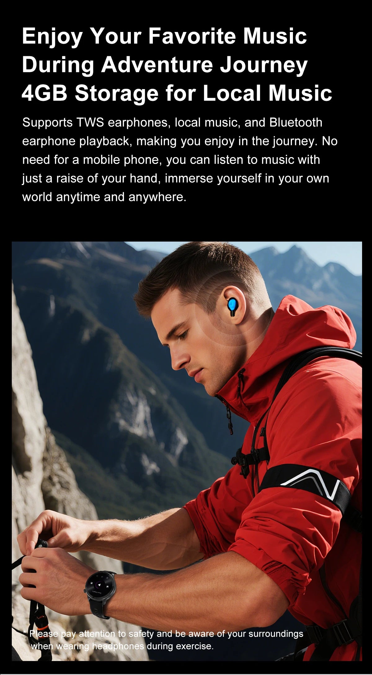 2026 New Smart Watch GPS offline map 4GB Video Player Compass 10ATM Waterproof Smartwatch Men Heart rate Sports outdoor tracking