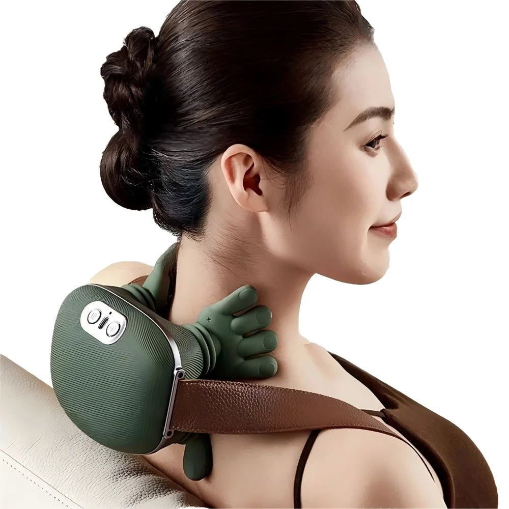 Electric Shiatsu Neck & Back Massager – Deep Kneading Muscle Relief