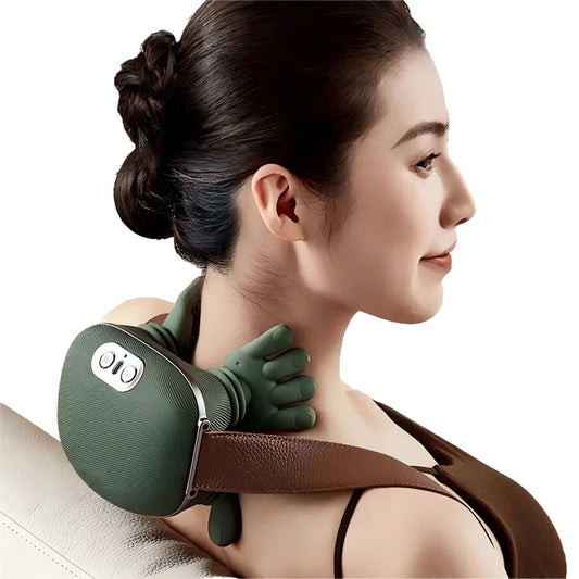 Electric Shiatsu Neck & Back Massager – Deep Kneading Muscle Relief