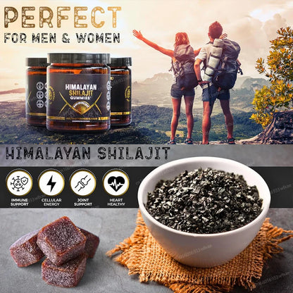 Himalayan Shilajit Gummies | Sea Moss, Ashwagandha & Shilajit Blend
